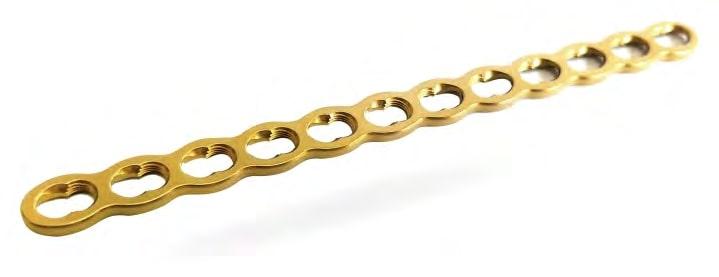 Auxein - 2.4мм Блокуюча адаптивна пластина, пряма